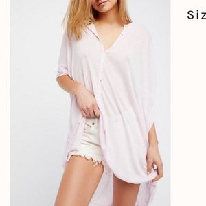 Free people mini dress size xs lilac color